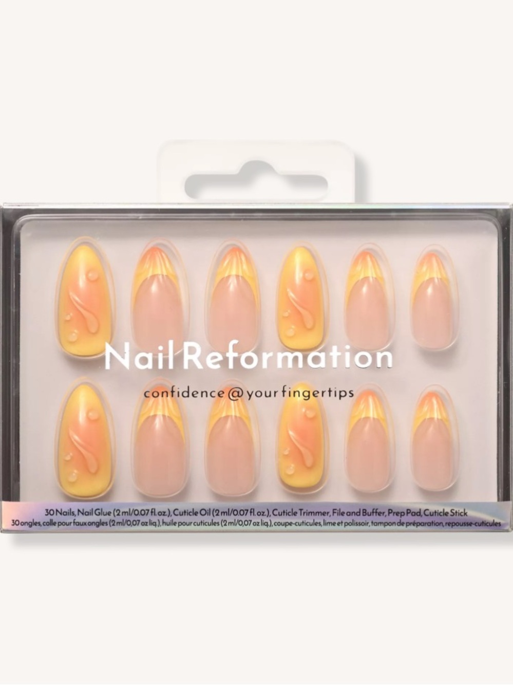Nail Reformation press on nail set.